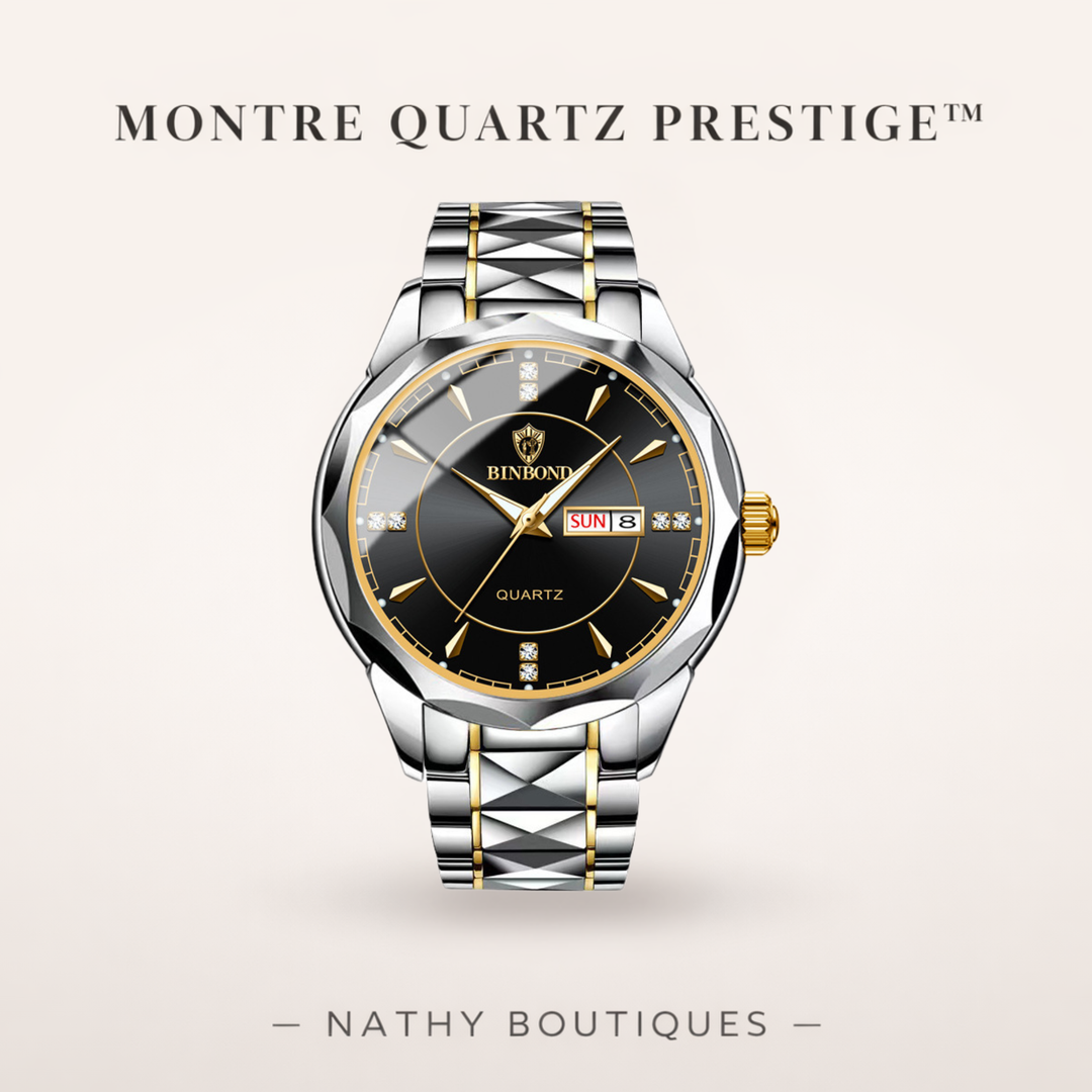 Montre Quartz Prestige™ Étanche 30M | Montre Homme & Femme | Nathy Boutiques