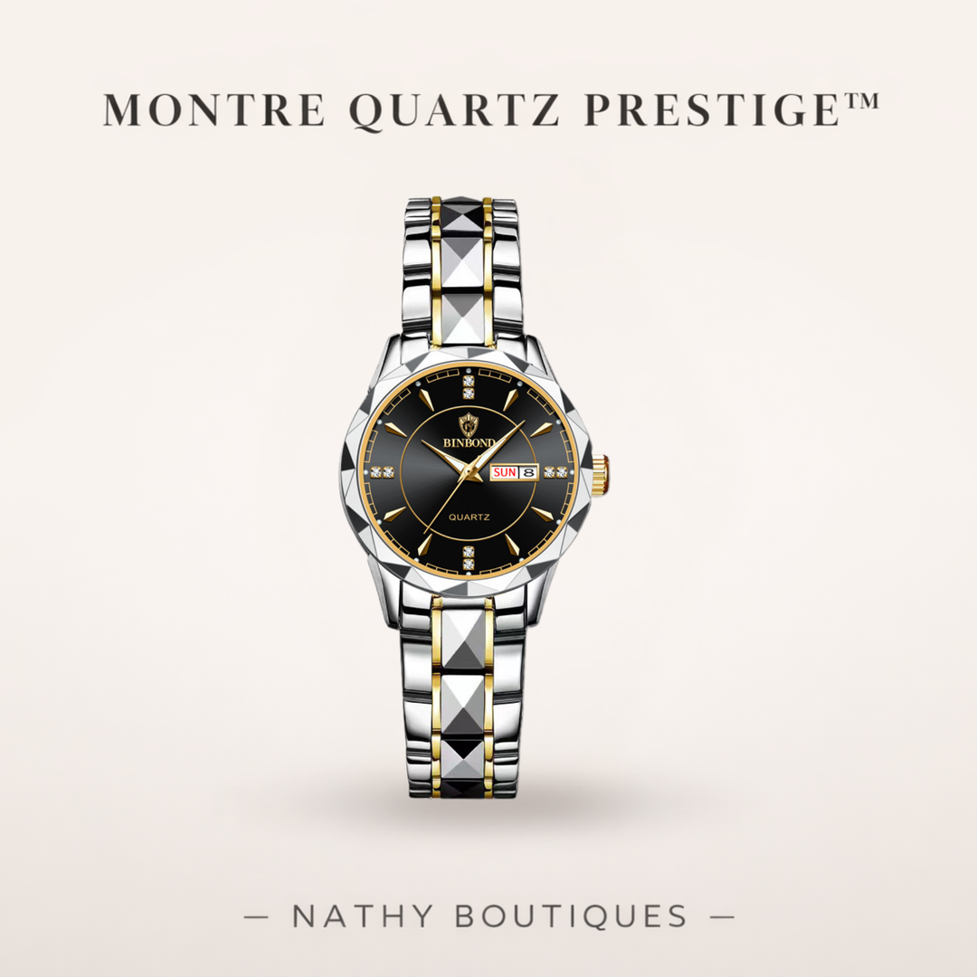 Montre Quartz Prestige™ Étanche 30M | Montre Homme & Femme | Nathy Boutiques