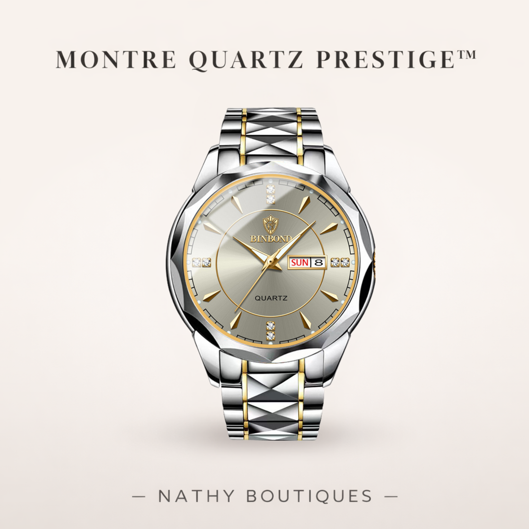 Montre Quartz Prestige™ Étanche 30M | Montre Homme & Femme | Nathy Boutiques