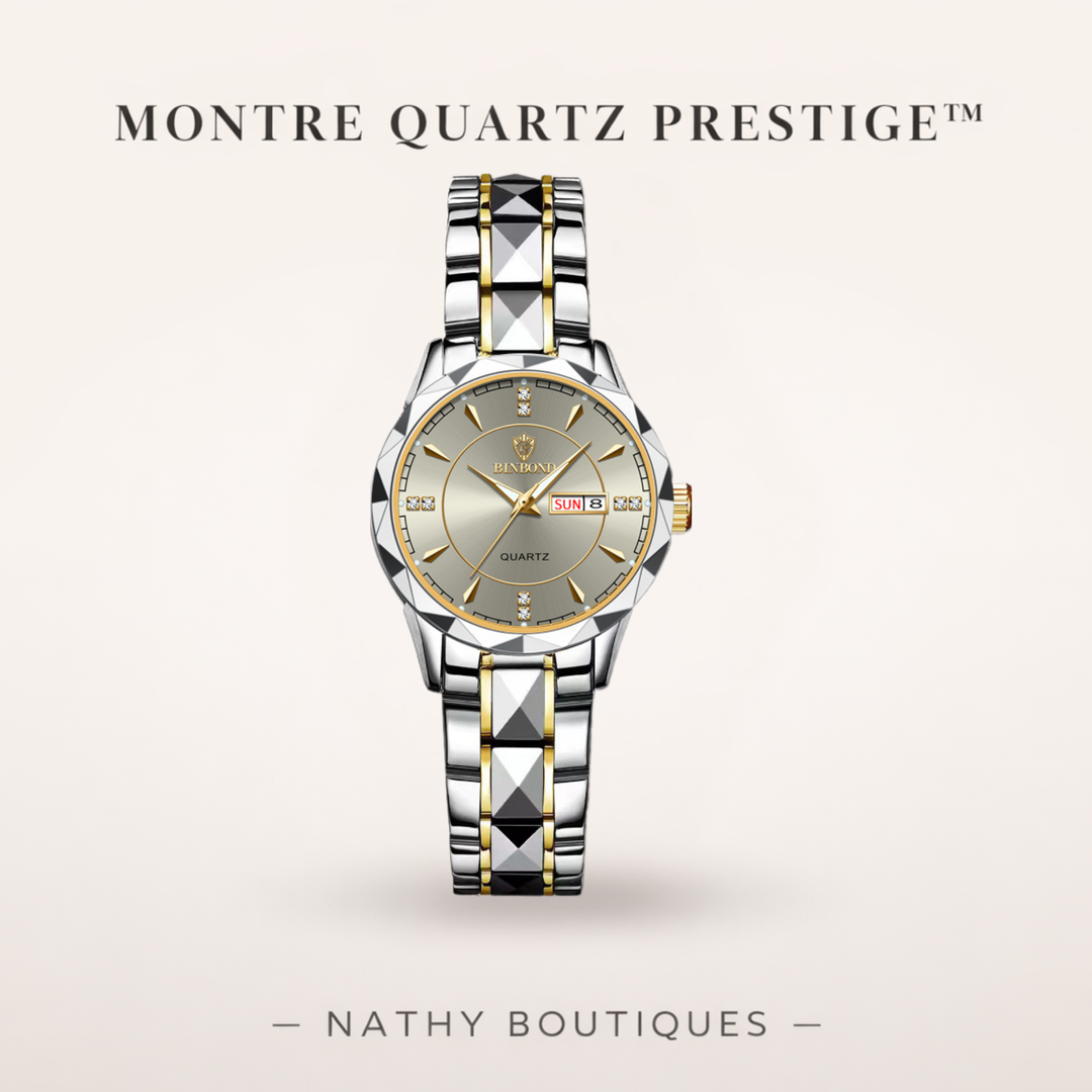 Montre Quartz Prestige™ Étanche 30M | Montre Homme & Femme | Nathy Boutiques