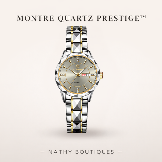Montre Quartz Prestige™ Étanche 30M | Montre Homme & Femme | Nathy Boutiques