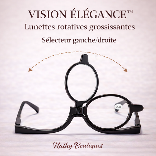 VISION ÉLÉGANCE™ – Lunettes rotatives grossissantes