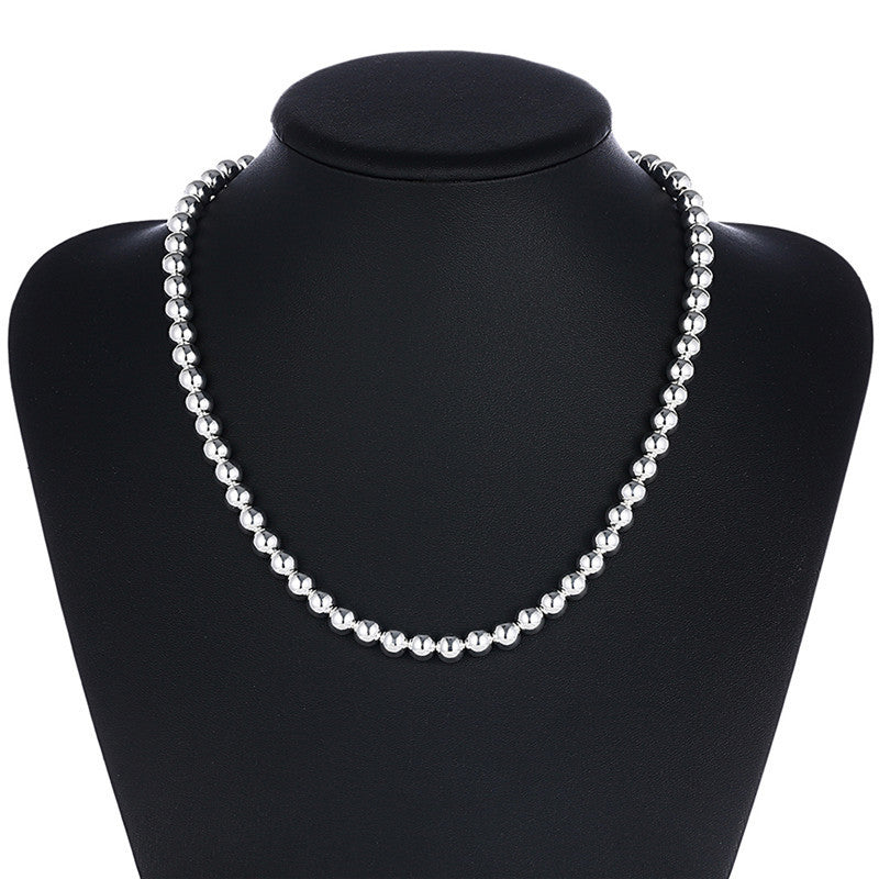 ✨ Zenithéa™ – Chaîne perlée argentée | Nathy Boutiques