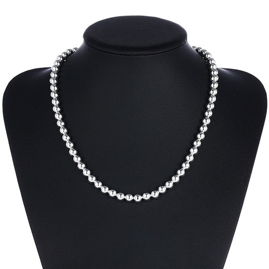 ✨ Zenithéa™ – Chaîne perlée argentée | Nathy Boutiques
