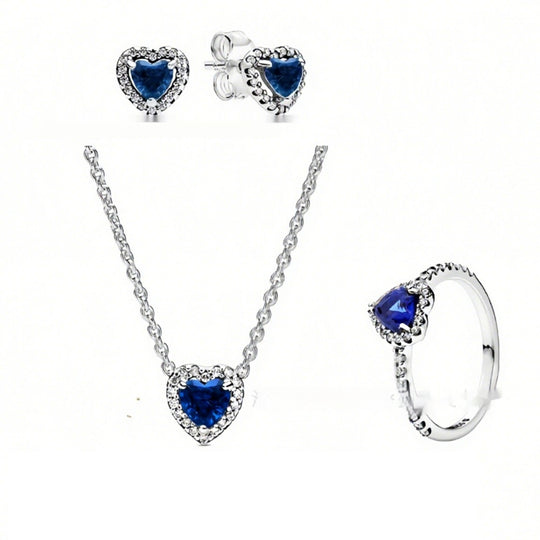 SILVARIA – Ensemble de bijoux plaqué argent