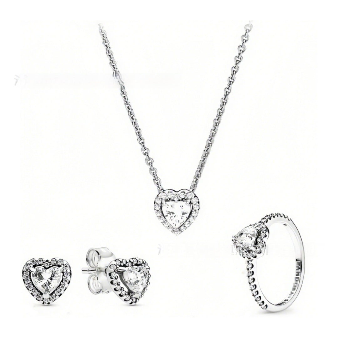 SILVARIA – Ensemble de bijoux plaqué argent