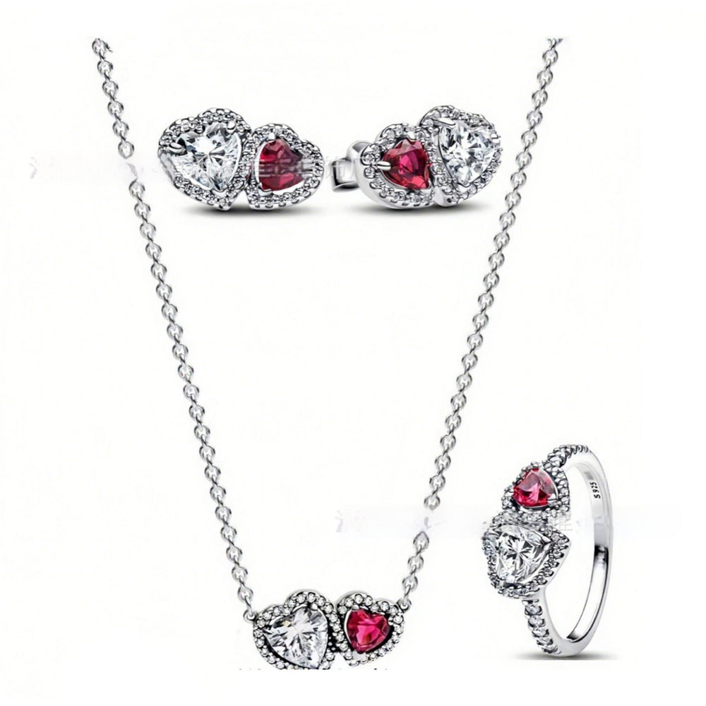 SILVARIA – Ensemble de bijoux plaqué argent