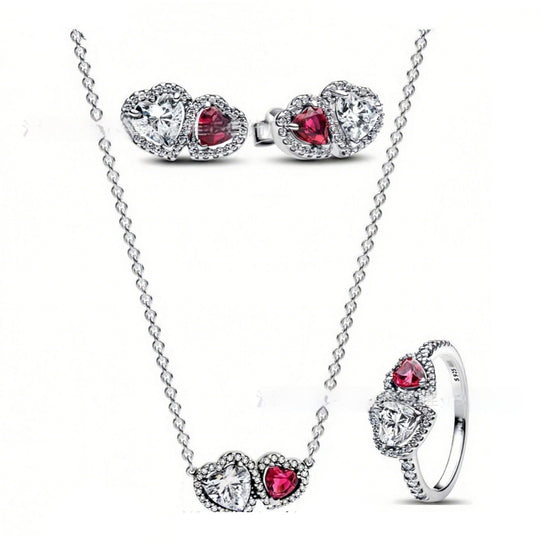 SILVARIA – Ensemble de bijoux plaqué argent