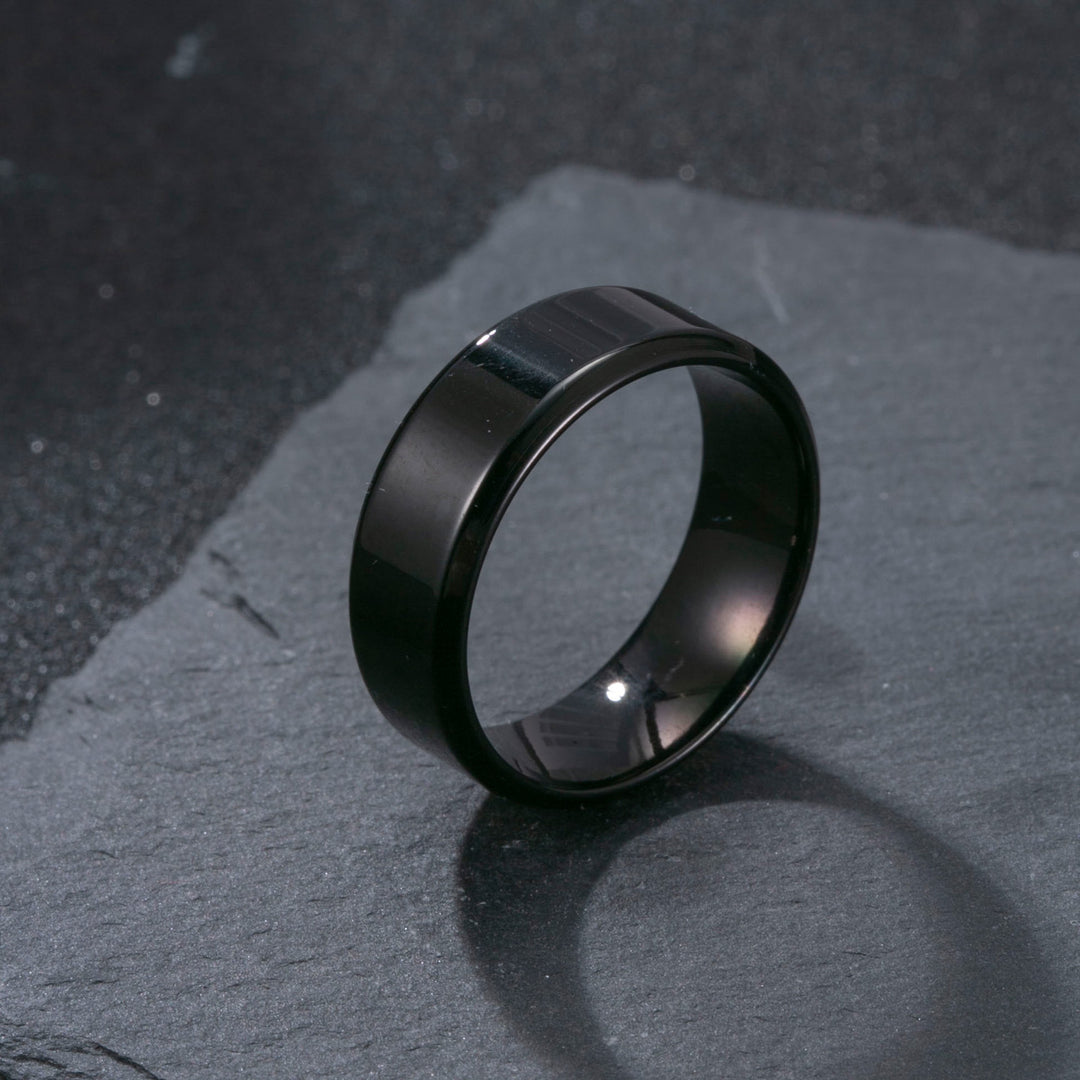 FORCE TITANE ÉLITE™ – Bague homme en acier inoxydable, anneau moderne, robuste et élégant