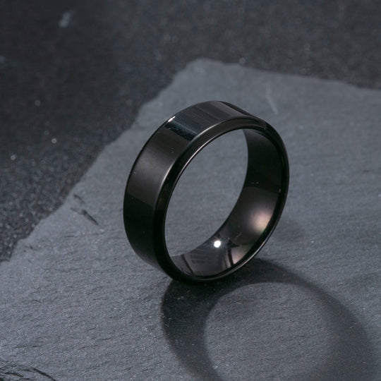 FORCE TITANE ÉLITE™ – Bague homme en acier inoxydable, anneau moderne, robuste et élégant