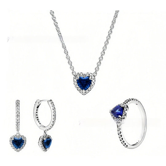 SILVARIA – Ensemble de bijoux plaqué argent