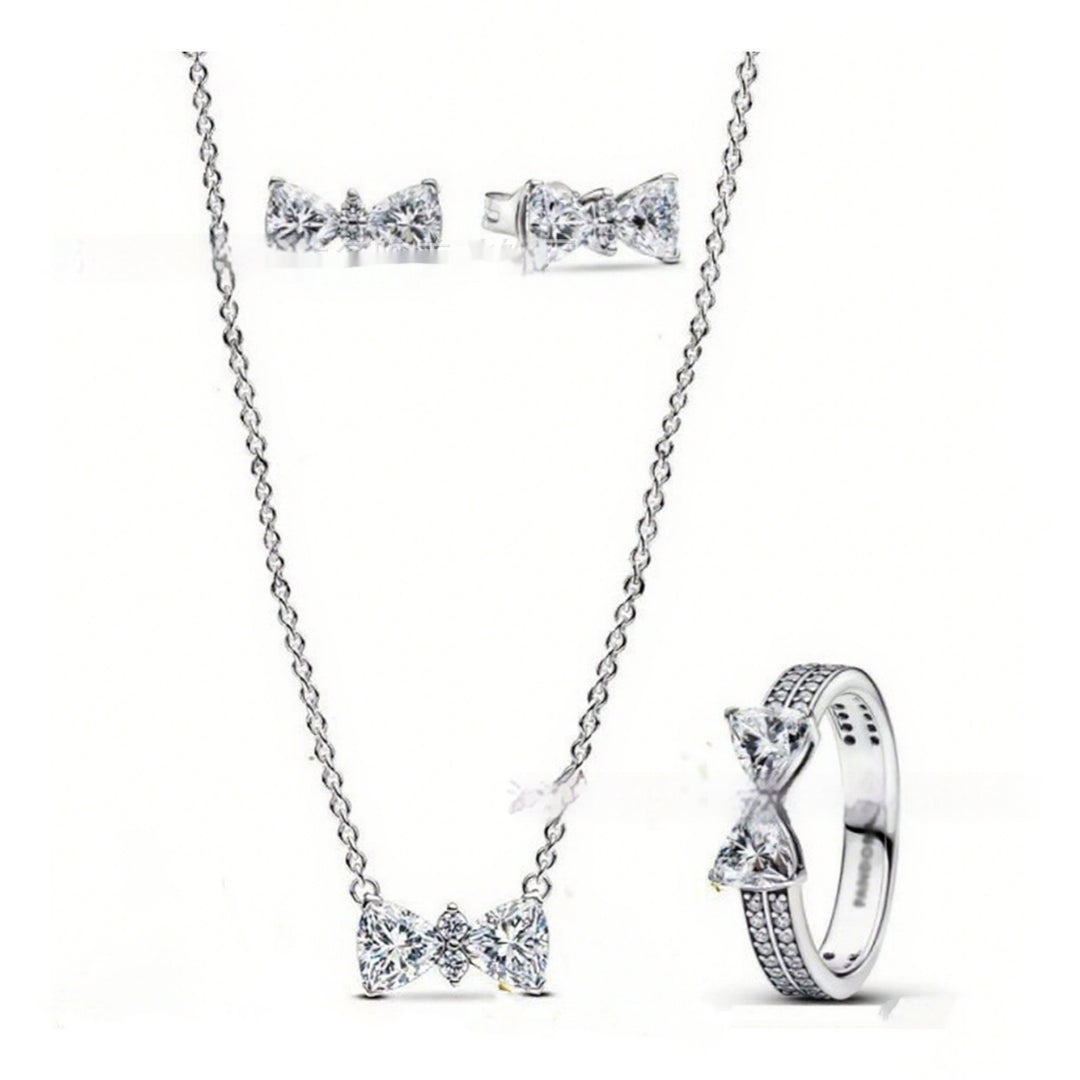 SILVARIA – Ensemble de bijoux plaqué argent